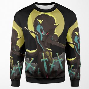 Sif The Great Grey Wolf All-over-print Unisex Sweatshirt