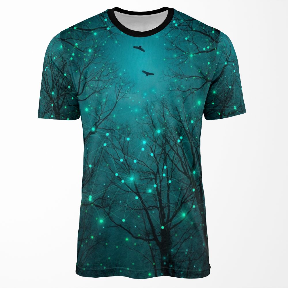 Silently One By One The Stars Blossomed All-over-print T-shirt