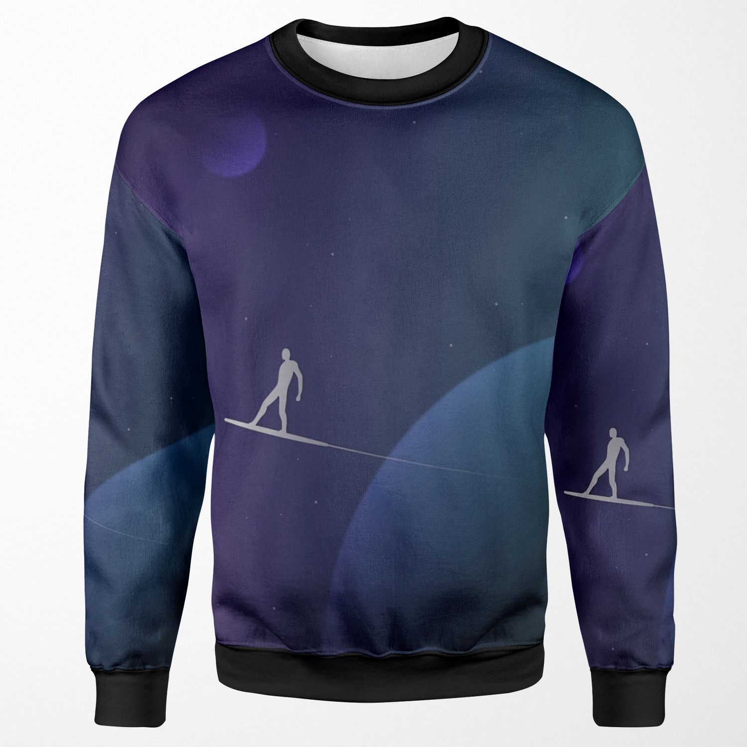 Silver Surfer Minimal All-over-print Unisex Sweatshirt