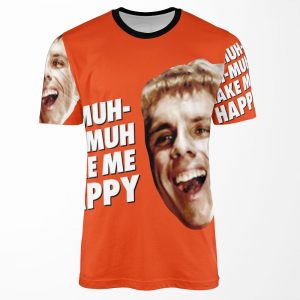 Simple Jack You Muh Muh Make Me Happy All-over-print T-shirt