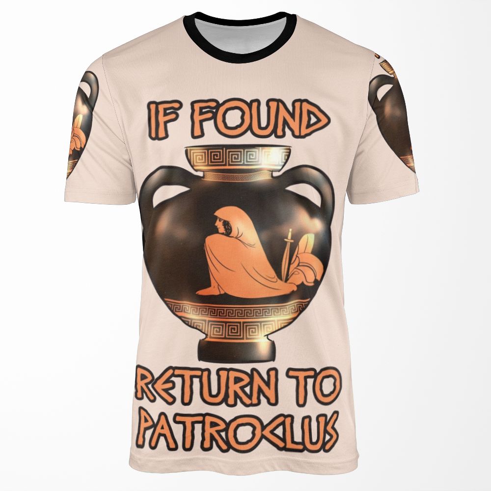 Single Achilles Seeking Good Patroclus All-over-print T-shirt