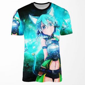 Sinon Cat All-over-print T-shirt