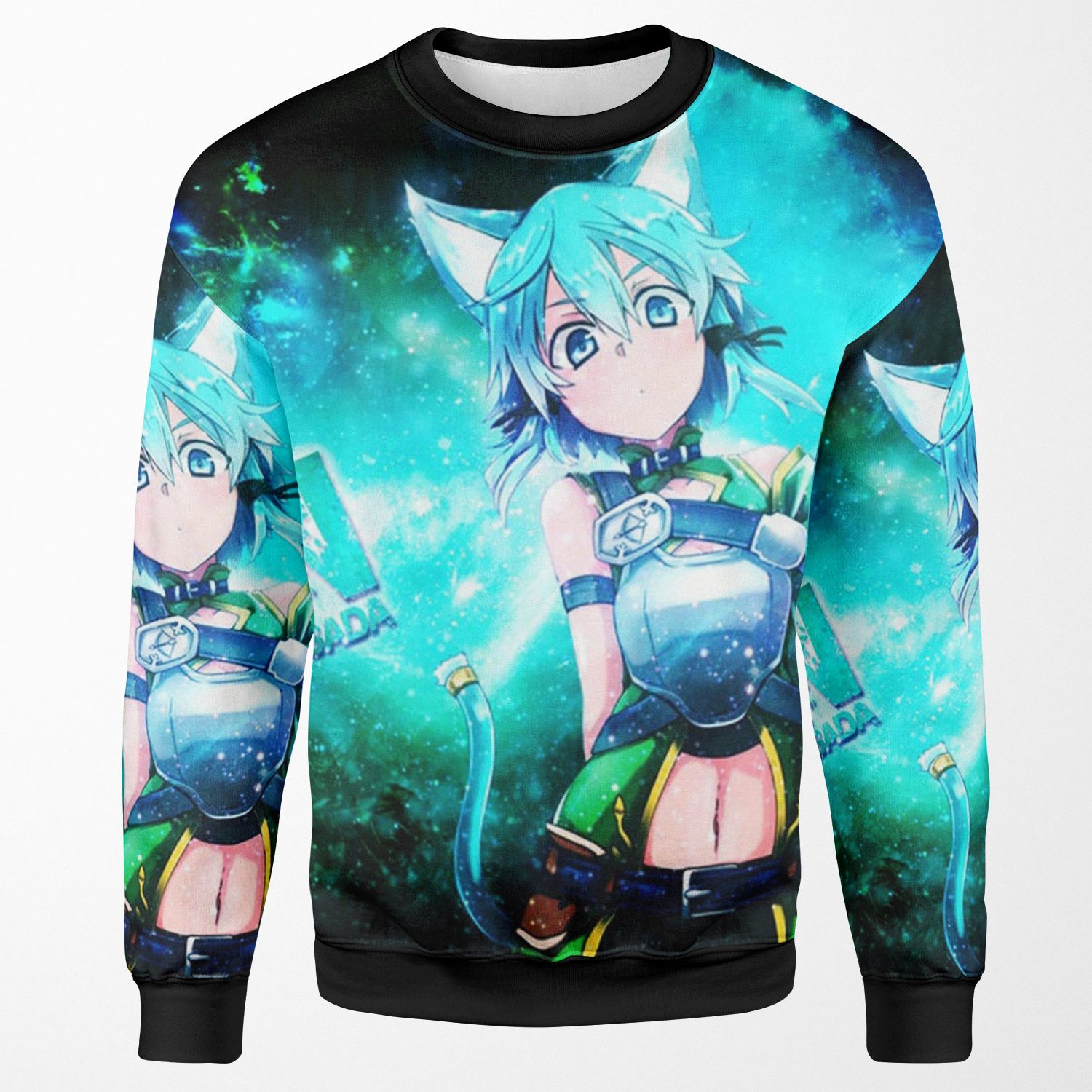 Sinon Cat All-over-print Unisex Sweatshirt