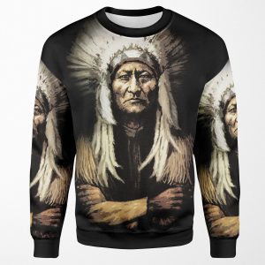 Sitting Bull All-over-print Unisex Sweatshirt