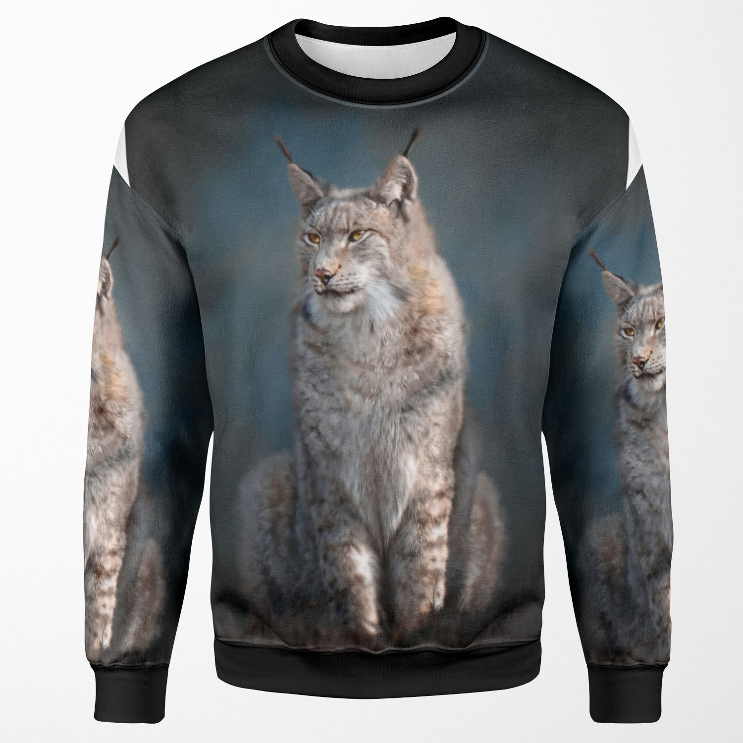 Sitting Iberian Lynx All-over-print Unisex Sweatshirt