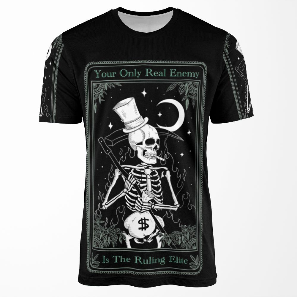 Skeleton Guy All-over-print T-shirt