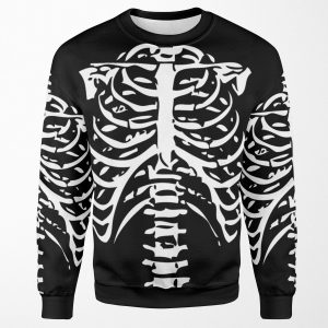 Skeleton Rib Cage All-over-print Unisex Sweatshirt