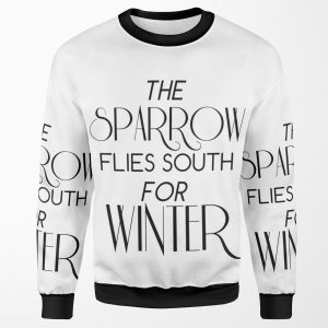Skulduggery Pleasant The Sparrow Flies South For Winter All-over-print Unisex Sweatshirt