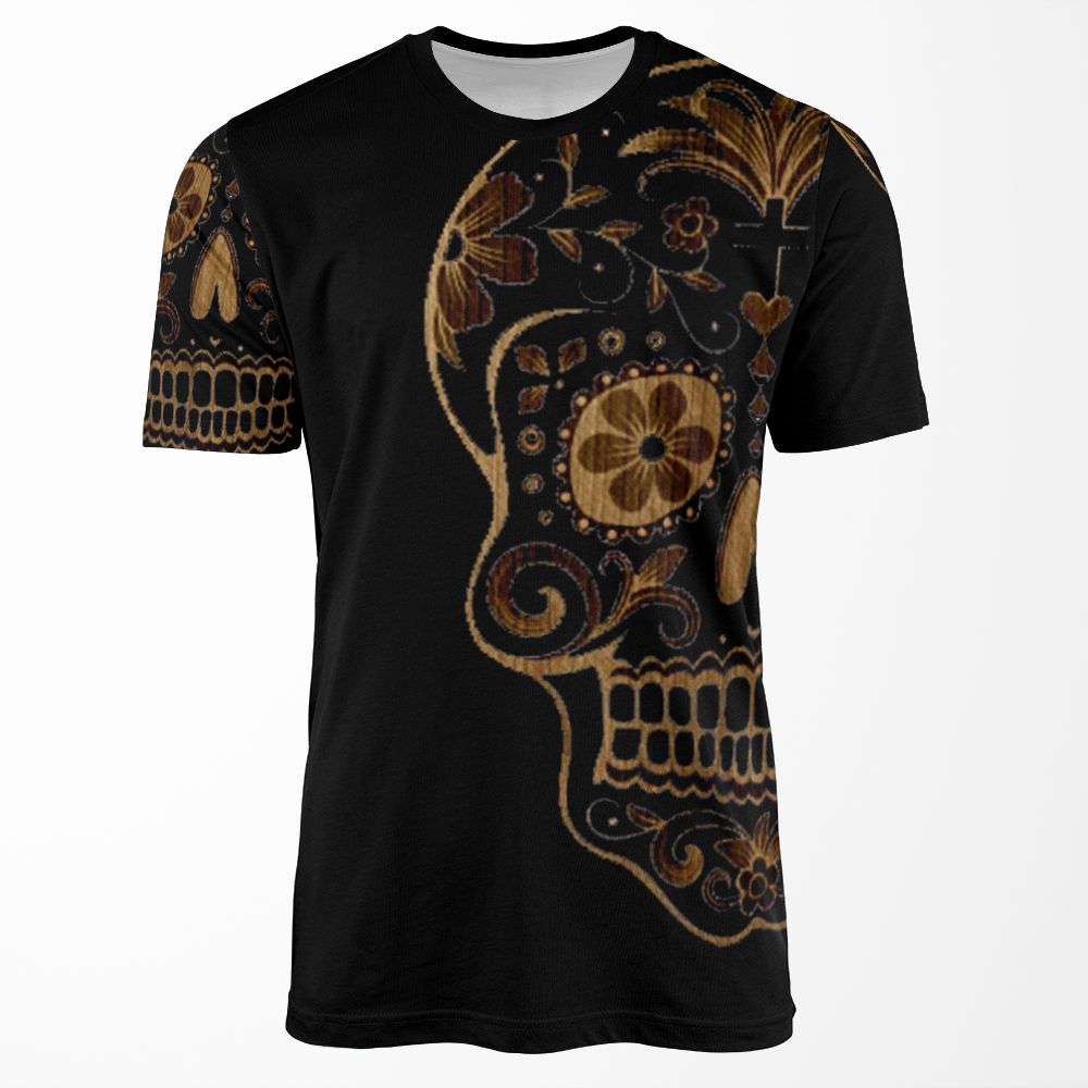 Skull Wood All-over-print T-shirt