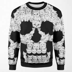 Skulls Are For Pussies All-over-print Unisex Sweatshirt