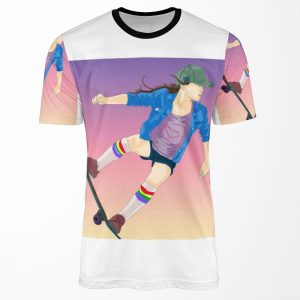 Sky Brown All-over-print T-shirt