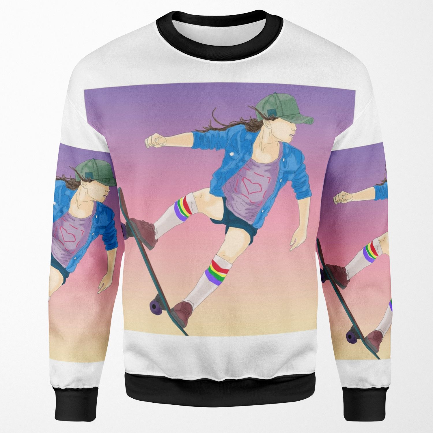 Sky Brown All-over-print Unisex Sweatshirt