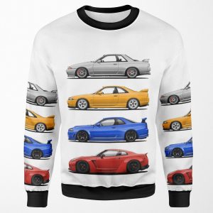 Skyline Gtr Generation All-over-print Unisex Sweatshirt