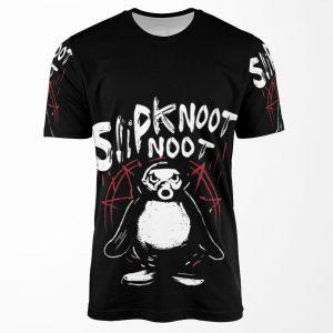 Slipknoot Noot Penguin Death Metal Goth Hard Rock All-over-print T-shirt