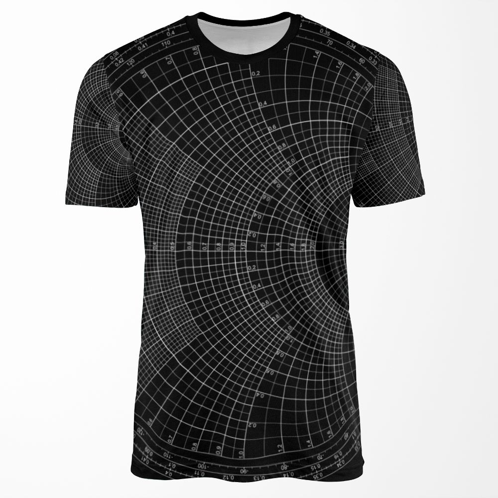 Smith Chart All-over-print T-shirt