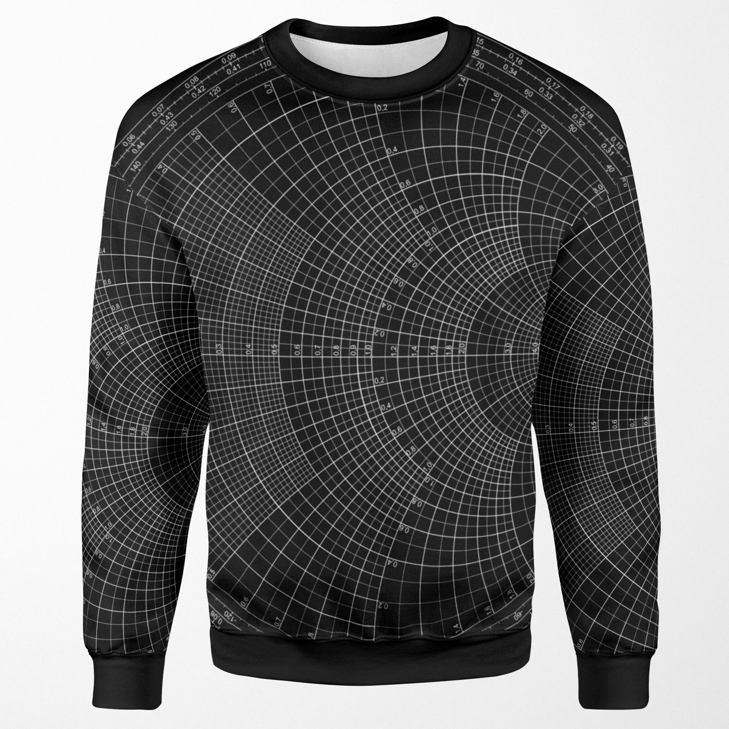 Smith Chart All-over-print Unisex Sweatshirt