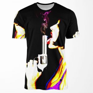 Smokin Gun All-over-print T-shirt