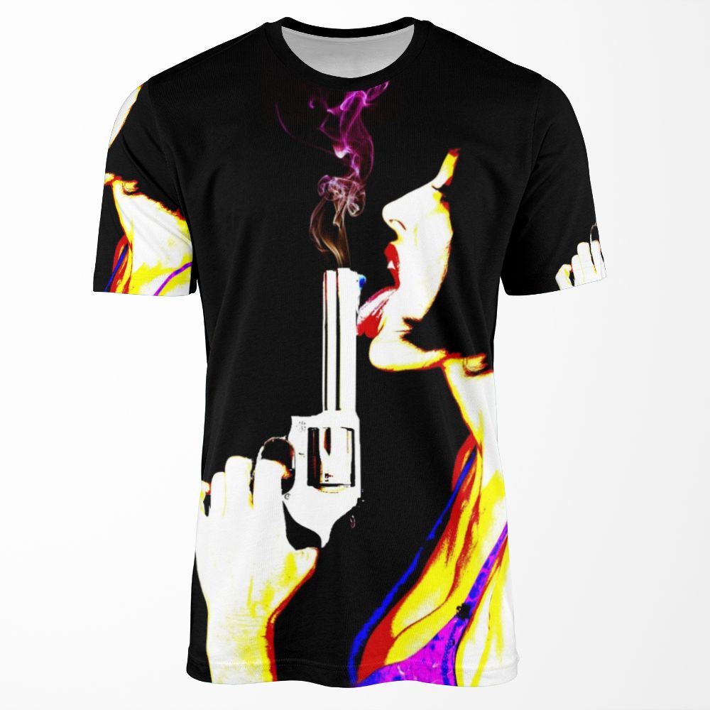 Smokin Gun All-over-print T-shirt