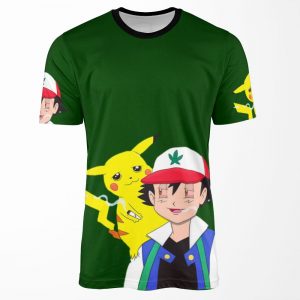 Smoky Anime All-over-print T-shirt