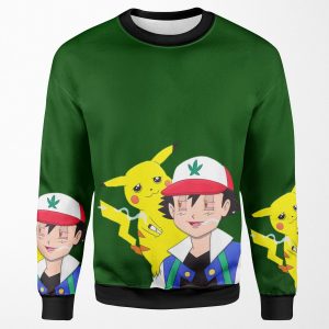 Smoky Anime All-over-print Unisex Sweatshirt