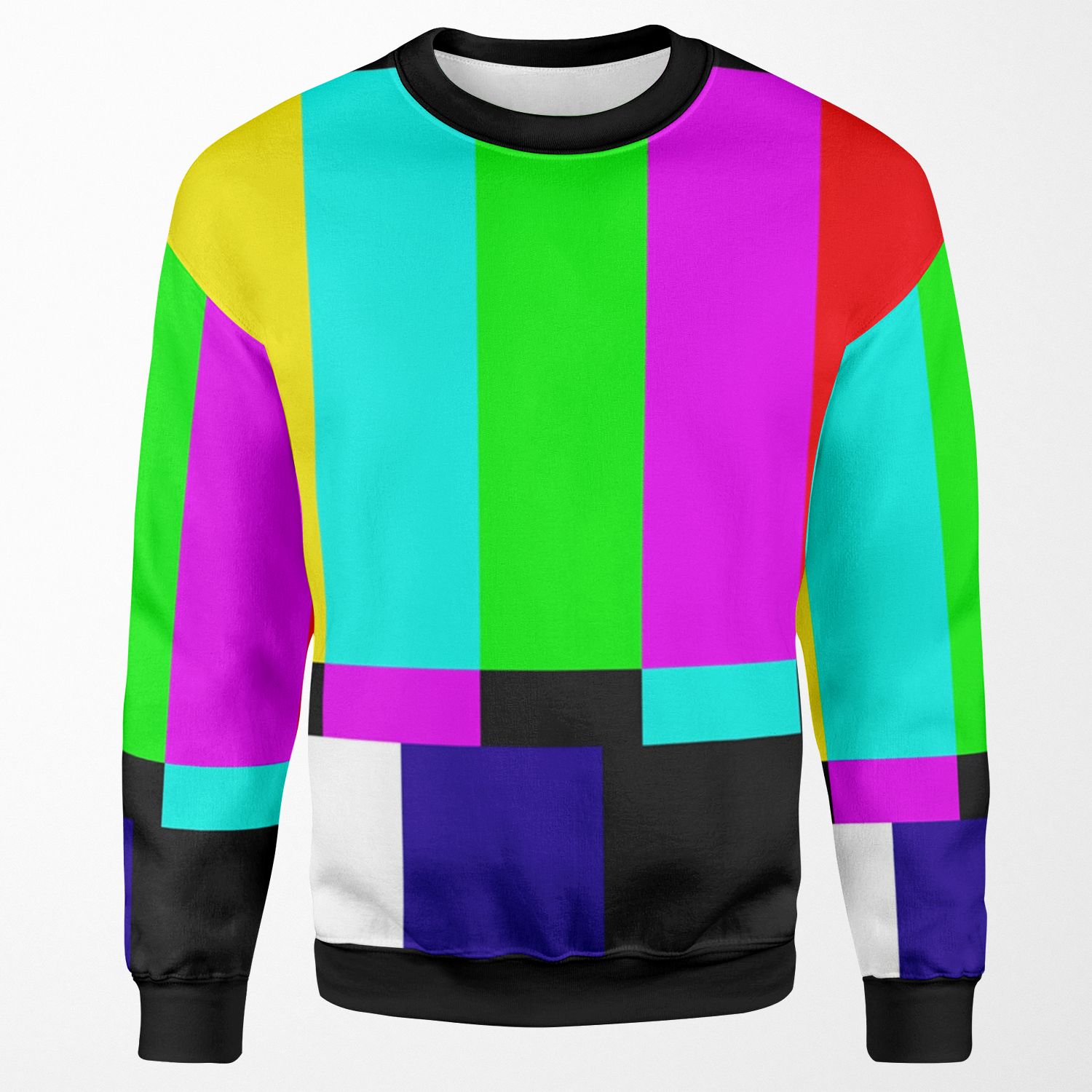 Smpte Color Bars All-over-print Unisex Sweatshirt