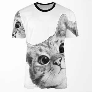 Sneaky Cat All-over-print T-shirt