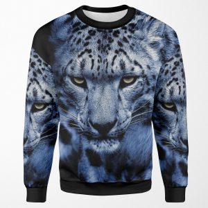 Snow Leopard All-over-print Unisex Sweatshirt