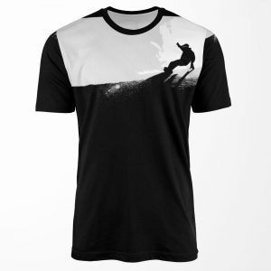 Snowboarding Downhill All-over-print T-shirt