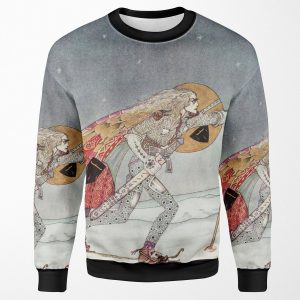 So The Man Gave Him A Pair Of Snow Shoes All-over-print Unisex Sweatshirt