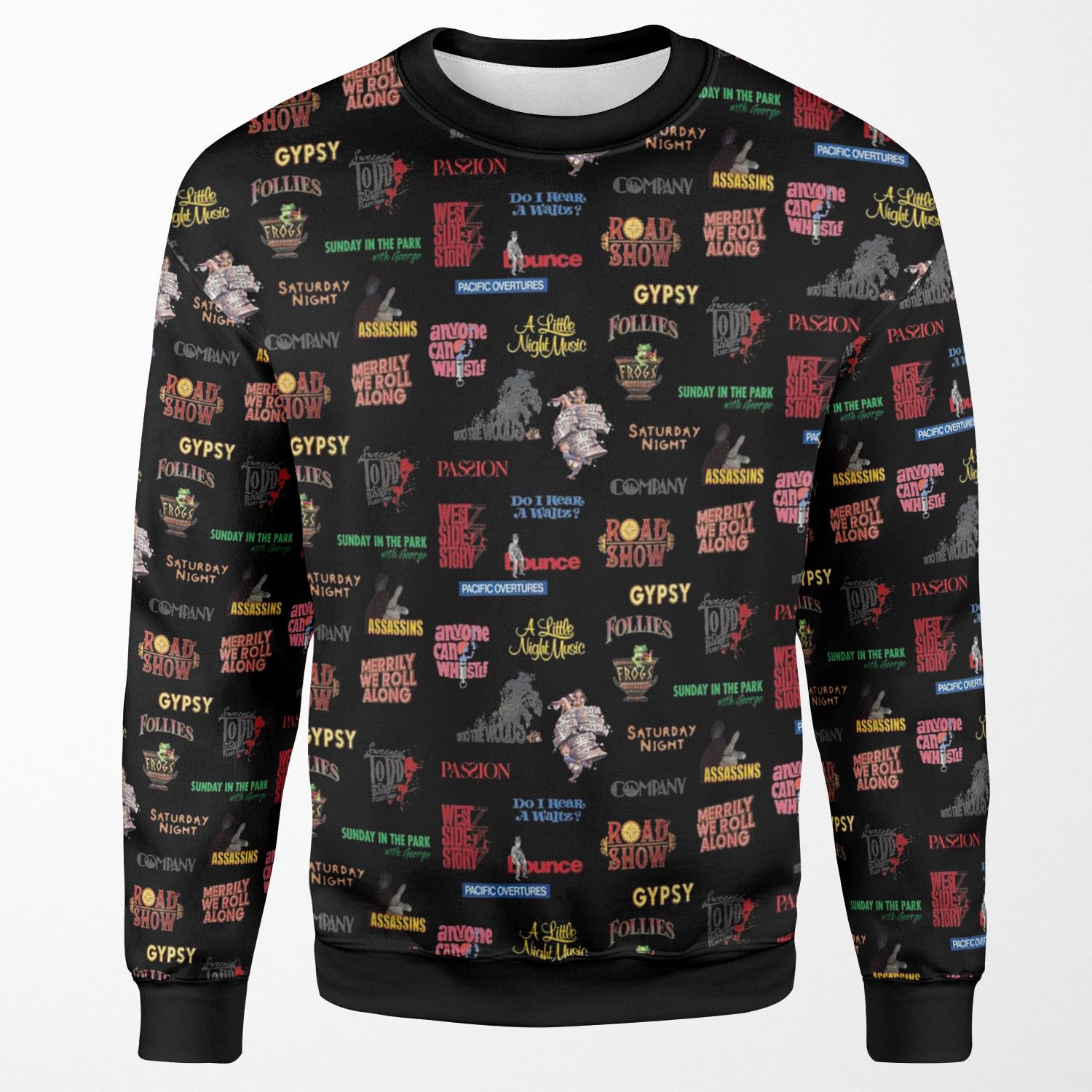 Sondheim Musicals All-over-print Unisex Sweatshirt