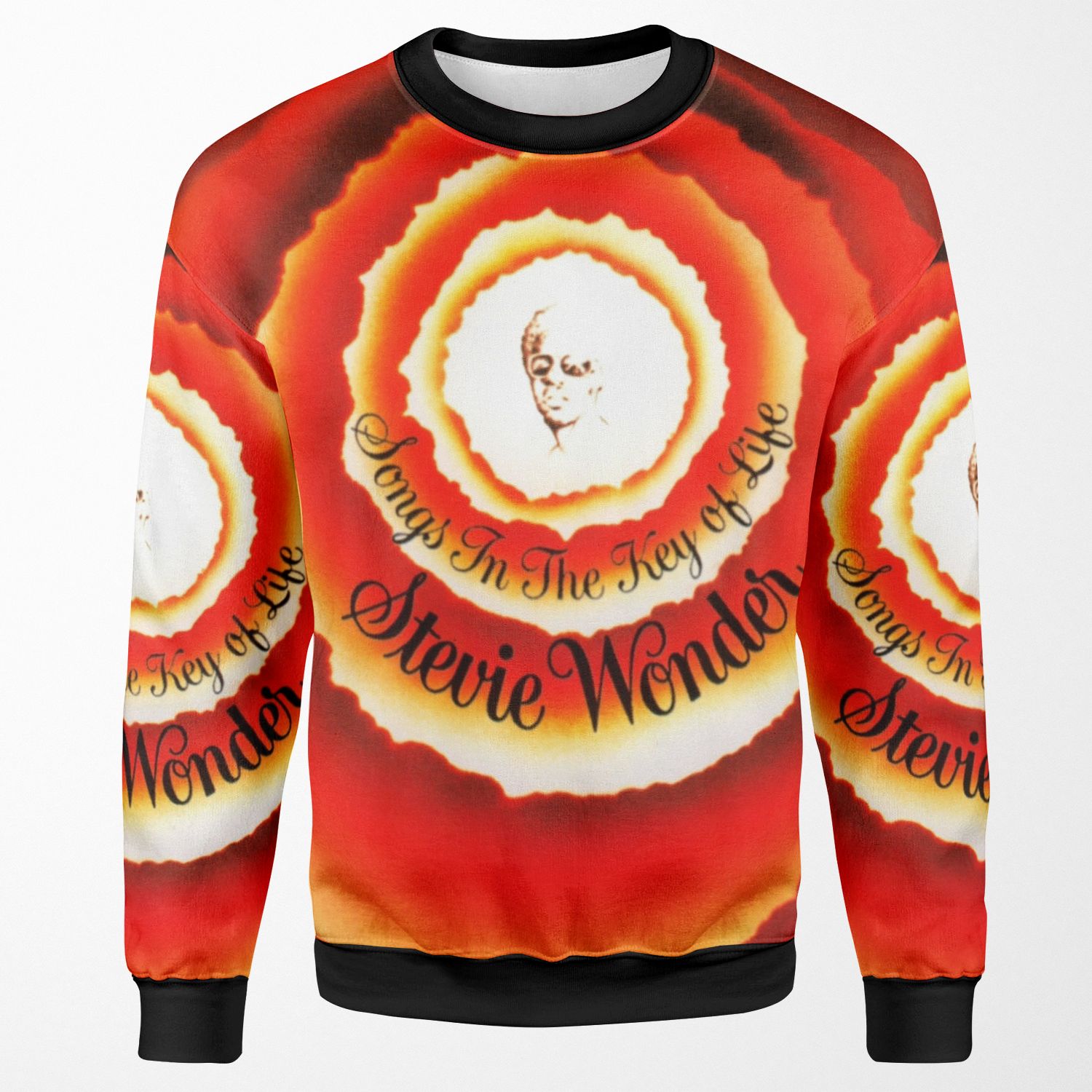 Songs In The Key Of Life Album Heartlaw All-over-print Unisex Sweatshirt