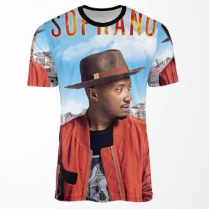 Soprano Rap All-over-print T-shirt