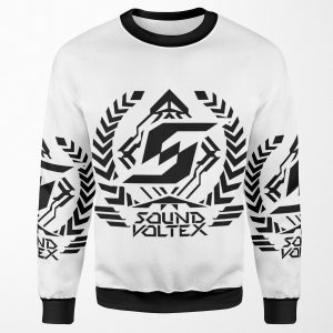Sound Voltex Logo Black All-over-print Unisex Sweatshirt