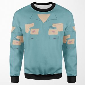 South Park Cable Company Rubbing Nipples All-over-print Unisex Sweatshirt