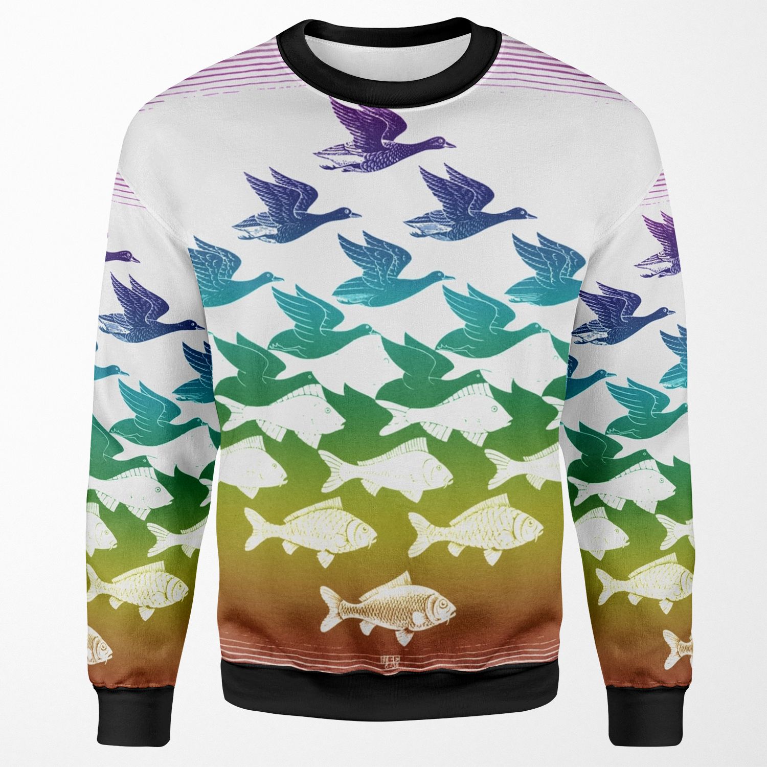Souvenir From Netherlands Escher All-over-print Unisex Sweatshirt