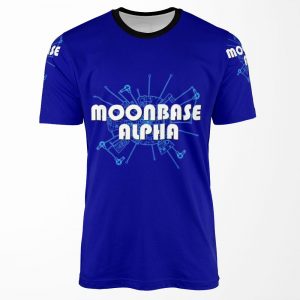 Space 1999 Moonbase Alpha Alpha Diagram All-over-print T-shirt