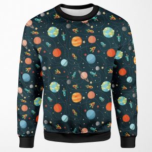 Space Adventure All-over-print Unisex Sweatshirt