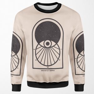 Space And Time All-over-print Unisex Sweatshirt