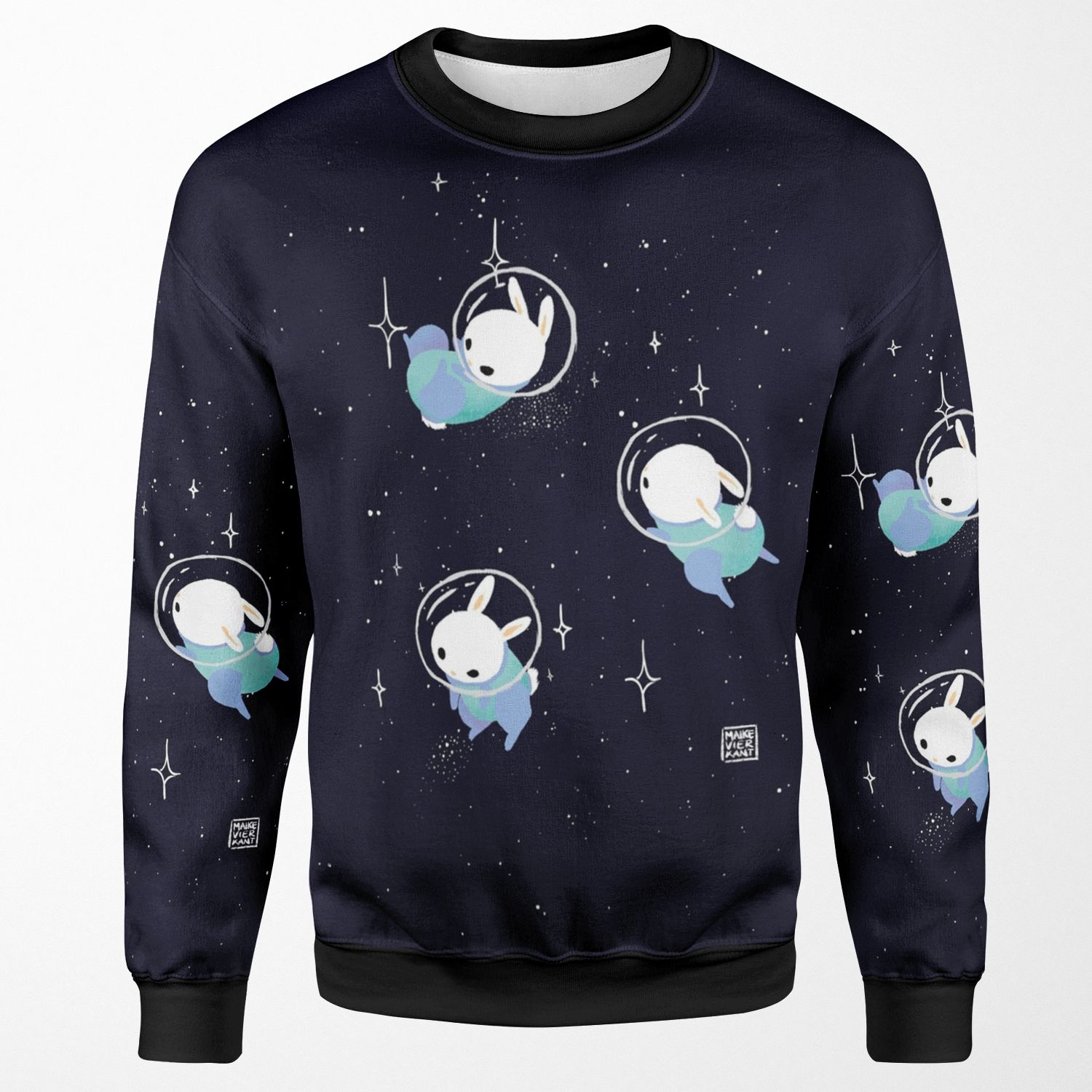 Space Bunnies All-over-print Unisex Sweatshirt