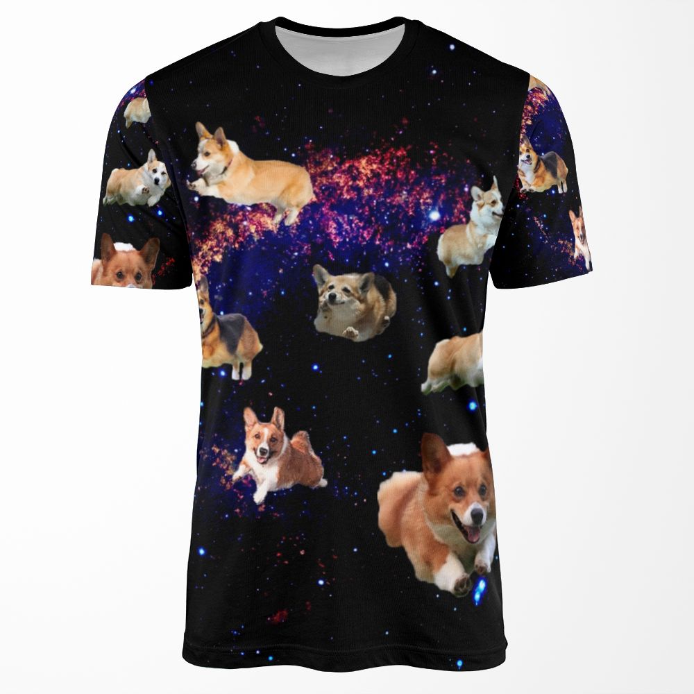 Space Corgis All-over-print T-shirt