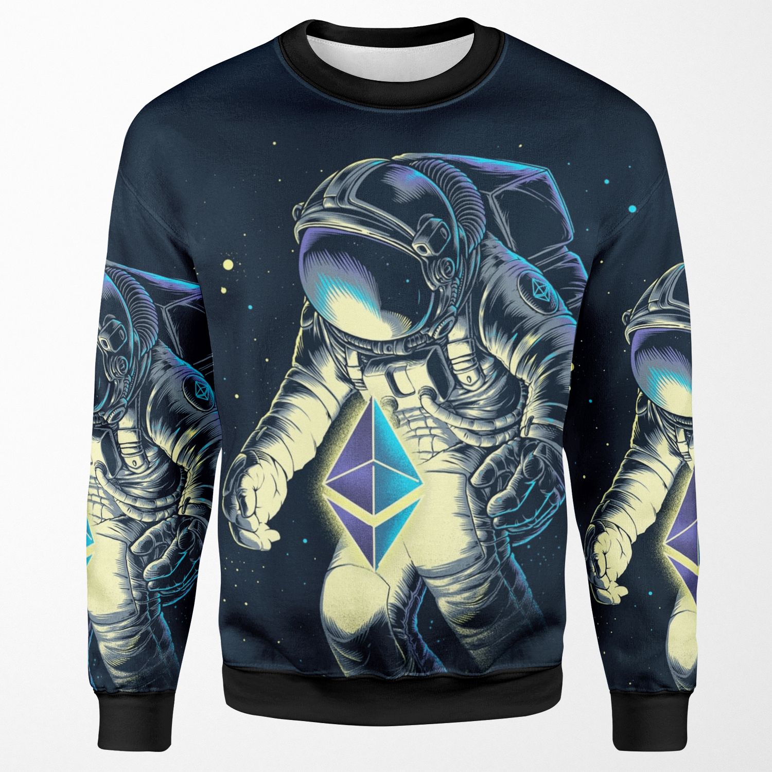 Space Ethereum All-over-print Unisex Sweatshirt