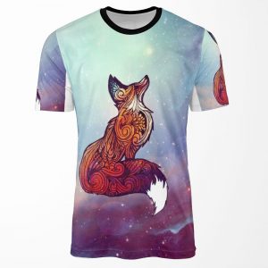 Space Fox All-over-print T-shirt