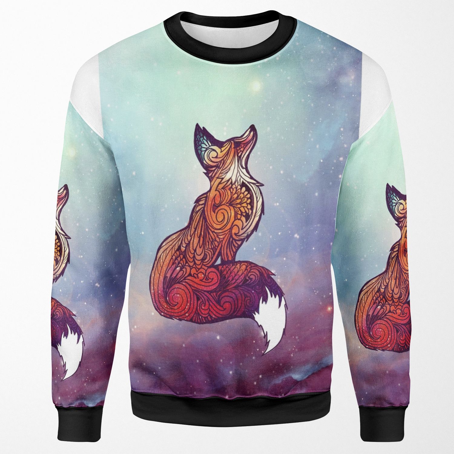 Space Fox All-over-print Unisex Sweatshirt