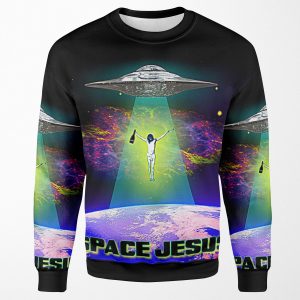 Space Jesus All-over-print Unisex Sweatshirt