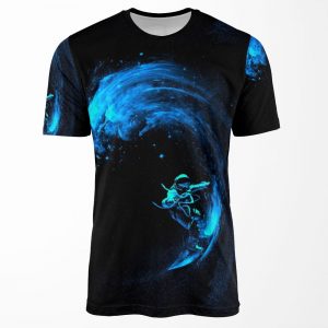 Space Surfing All-over-print T-shirt