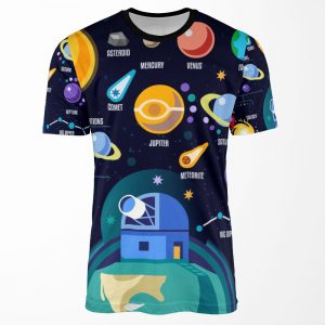 Space Universe Solar Big Bang All-over-print T-shirt