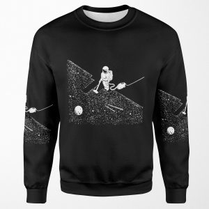 Space Vacuuming T Shirt All-over-print Unisex Sweatshirt