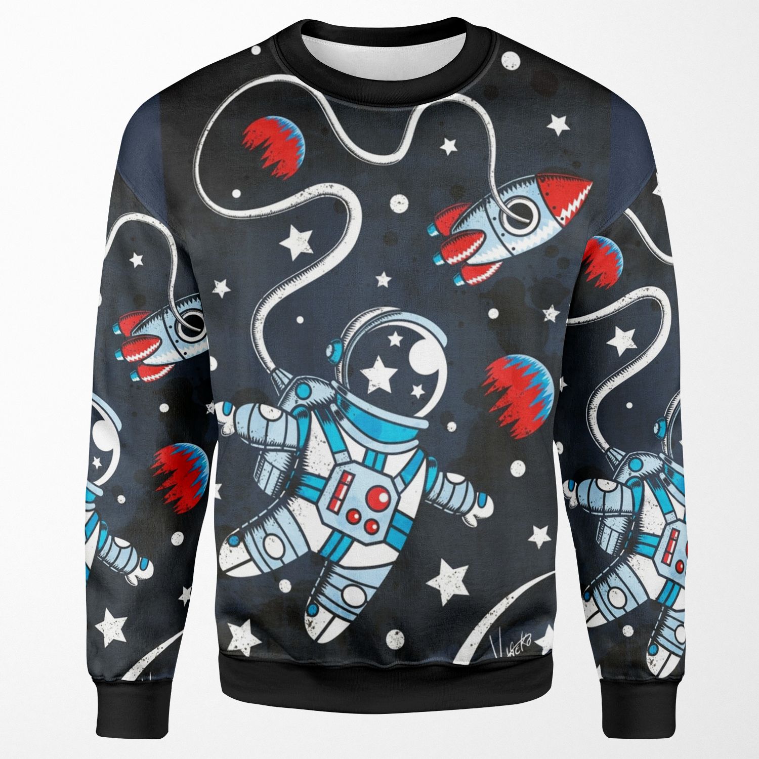 Space Walk All-over-print Unisex Sweatshirt