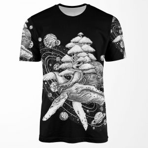 Space Whale All-over-print T-shirt