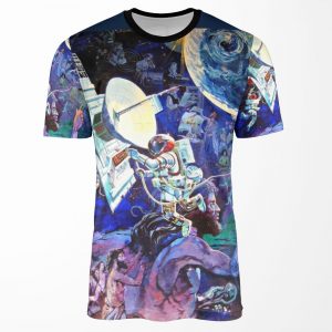 Spaceship Earth Mural All-over-print T-shirt